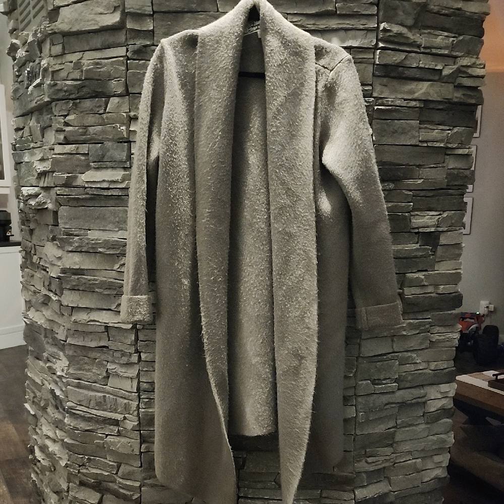 Pink Martini Gray Long Coat